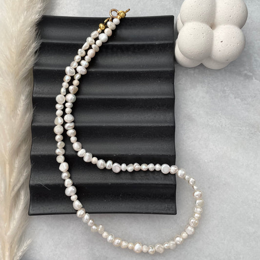 Freshwater pearl mix necklace